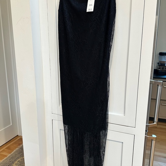 Abercrombie & Fitch Gray Lace Maxi Dress - Picture 2 of 6